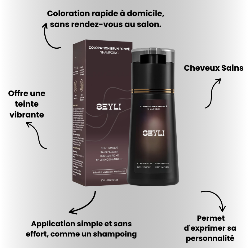 Shampoing de Coloration de Teinture Capillaire-SEYLI™